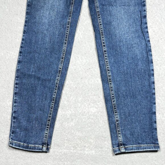 Free People We The Free Skinny Jeans Size 29 Medium Wash Retro 80s Y2K - Picture 4 of 12